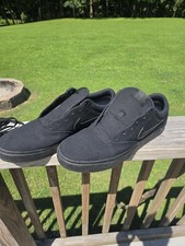 Nike SB Charge Canvas Skate Shoes - Triple Black — listing 6