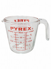 Pyrex 2-Cup (500 ml) Glass Measuring Cup with Blue Graphics — listing 2