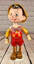 Ideal Walt Disney Pinocchio Composition & Wood Jointed Doll 10 inch