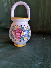Slovak Modra Majolica Hand-Painted Ceramic Tumbler/Beaker with Grape and Floral Motif — listing 4