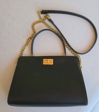 Like Dreams Cream & Black Studded Grommet Satchel Handbag — listing 2