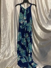 Shelby & Palmer Cobalt Blue Sleeveless Faux-Wrap Maxi Dress, Size 18W — listing 6