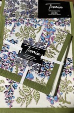 Set of 6 Yellow Floral Cotton Placemats with Rose & Chintz Pattern — listing 6
