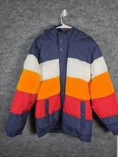 Fila Two-Tone Puffer Jacket, Black & Tan Colorblock — listing 2
