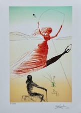 Salvador Dalí 'Tree of Life' Color Lithograph from Alice in Wonderland Suite, Framed, Signed & Numbered — listing 6