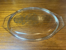 Vintage Pyrex Clear Glass Oval Baking Dish / Casserole — listing 5