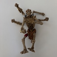 Vintage 1990s Skeleton Warrior Knight Robot Action Figure with Pull-String, Maker Unknown — listing 6