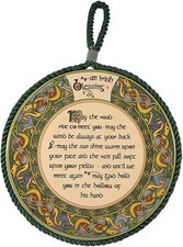 "An Irish Blessing" Hand-Illuminated Celtic Calligraphy, Signed & Dated 1984 — listing 2