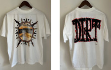 Vintage 1992/1993 Alice in Chains 'Dirt' Bull Skull 13-City Tour Band T-Shirt, Black, Size XL — listing 2