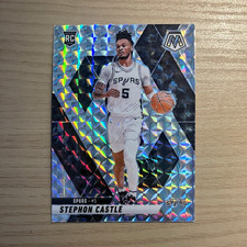 2024-25 Panini Mosaic Stephon Castle NBA Debut Rookie Card #267 (Prizm)
