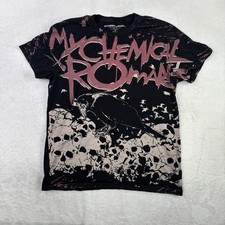My Chemical Romance Graphic Band T-Shirt with Moonlit Mailbox Cat Design — listing 6