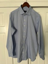 Proper Shirtings Men's Pure Cotton Wrinkle-Free Tattersall Check Dress Shirt, Contemporary Fit — listing 4
