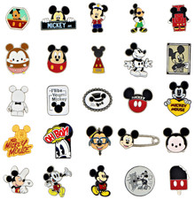 Disney Official Trading Pin - Classic Black & White Mickey Mouse — listing 6