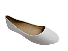 Super Mode Women's Cream Leather Ballet Flats with Bow Detail, UK Size 6 (EU 39) — listing 3