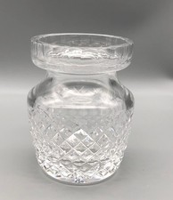Cut Crystal Covered Preserve / Jam Jar with Faceted Ball Finial Yes - Waterford — listing 4
