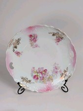 White Porcelain Round Serving Bowl with Gold Rim and Scalloped Edge Yes - it has a mark — listing 5