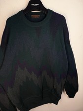 Yves Saint Laurent Vintage Brown & Cream Colorblock Knit Sweater — listing 4