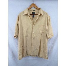 Crazy Horse Men's Short-Sleeve Tropical Leaf Print Camp Shirt, Multi, Size Large