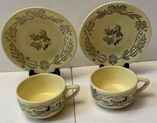 Royal China 'Bucks County' Brown Transferware Bread & Butter Plate — listing 6