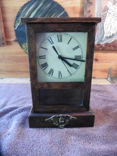 Vintage Federal Eagle Mantel Clock with Arched Brass Frame — listing 4