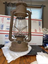 Antique Embury Manufacturing Co. Tubular Kerosene Barn Lantern — listing 4