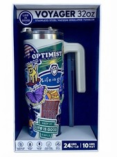 Life is Good Voyager 32oz Stainless Steel Insulated Tumbler - Dog 'Every Snack You Make' Design — listing 2