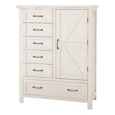 Antique Mahogany Gentleman's Chifforobe with Queen Anne Legs — listing 6