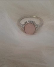 1990s Tibetan Silver Cuff Bracelet with Grey Moonstone Cabochon — listing 5