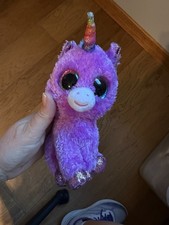 TY Beanie Boos Rosette Purple Unicorn Plush (6 inch) — listing 3
