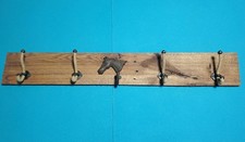 Rustic Reclaimed Barnwood Chalkboard Coat Rack with Double Hooks and Shelf