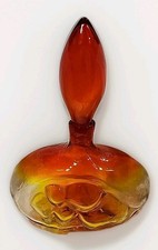 Blenko #6310 Wayne Husted 5-Bubble Decanter in Turquoise — listing 4