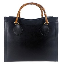 Gucci Diana Medium Bamboo Handle Tote Bag in Black Leather — listing 5