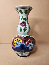 Mata Ortiz Style Hand-Painted Polychrome Pottery Vase with Geometric Art Deco Motif — listing 3