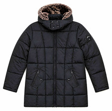 Nautica Women's Red Faux-Fur Hooded Puffer Coat, Size 2X — listing 4