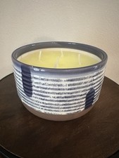 Handpoured Candle in Blue & White Ceramic Bowl — listing 4