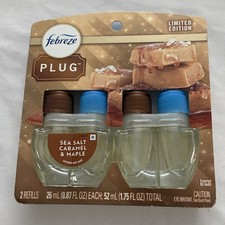 Febreze Plug Limited Edition Sea Salt Caramel & Maple Scented Oil Refill 2-Pack — listing 6