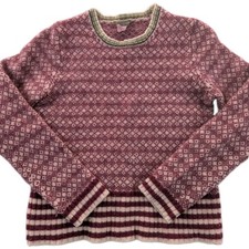 J.Crew Burgundy Crewneck Sweater Merino wool — listing 2