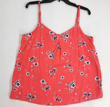 Gap Sleeveless Floral V-Neck Tank Top, Navy, Size M — listing 5