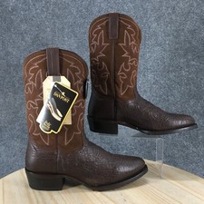 Dan Post Women's Metallic Silver Leather Western Ankle Boots — listing 2