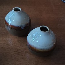 Vintage Camark Pottery Vase, Shape 207, Dark Green with Embossed Floral Motif Other maker's mark — listing 3