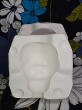 Two-Part Plaster Slip-Casting Mold for Antique Doll Head Reproduction — listing 2