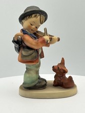 Goebel Hummel "Puppy Love" Figurine (HUM 1) - Boy Violinist with Dog — listing 2