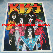 KISS-Inspired Female Band Fantasy Art Print, Signed by Artist