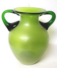 Scavo Glass Jug Vase with Applied Handle, Cobalt Blue — listing 5