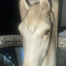 Vintage Double Horse Head Ceramic Planter / Vase, Made in Japan — listing 2