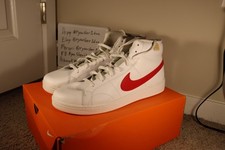 Nike Court Royale 2 Mid Women's Sneakers, White/Red — listing 4