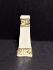 Antique Nippon Hand-Painted Porcelain Hatpin Holder with Violet Motif and Moriage Beading — listing 3