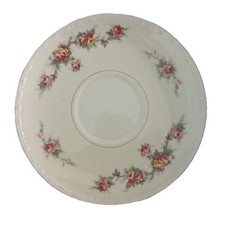 Homer Laughlin Eggshell Georgian Fruit/Dessert Bowls Pink Yellow Rose Floral - Set of 4 — listing 6