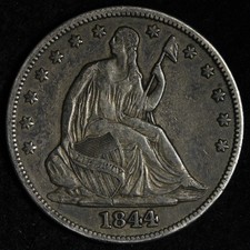 1844 Seated Liberty Quarter (No Motto, QUAR. DOL. reverse) — listing 6