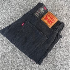 Levi's 502 Regular Taper Men's Black Jeans, W30 L32